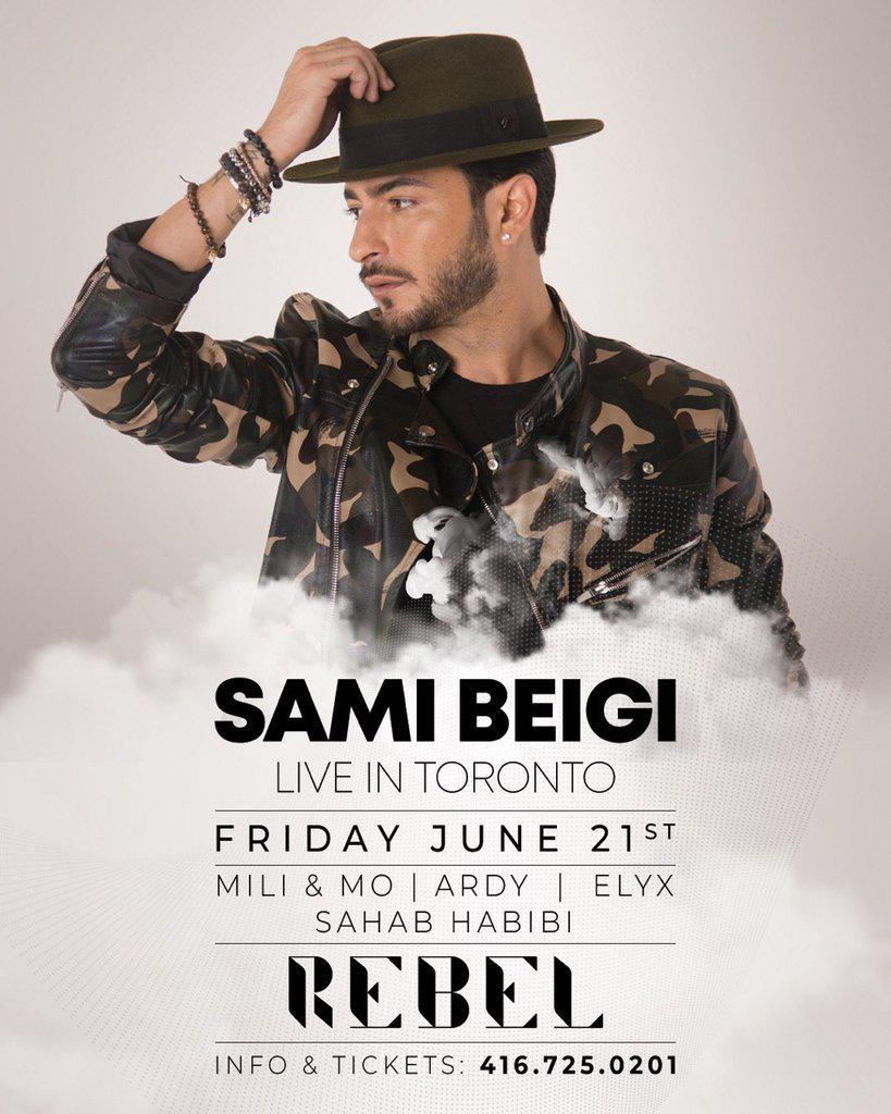 اجرای زنده سامی بیگی در تورنتو