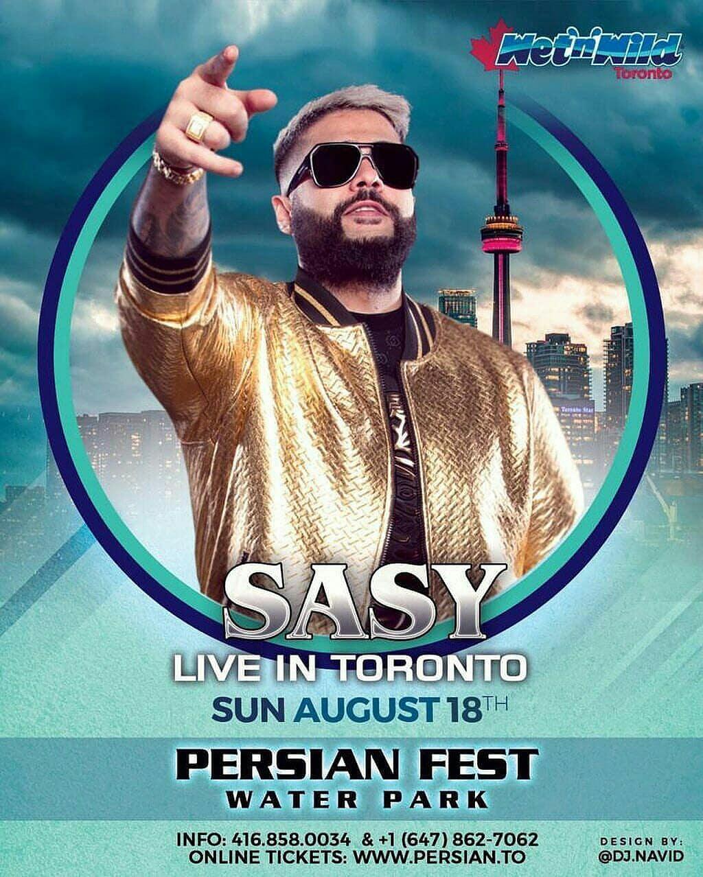 اجرای زنده ساسی در تورنتو