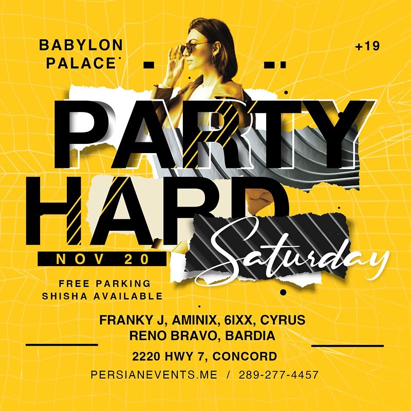 برنامه PARTY HARD در شهر وان آنتاریو