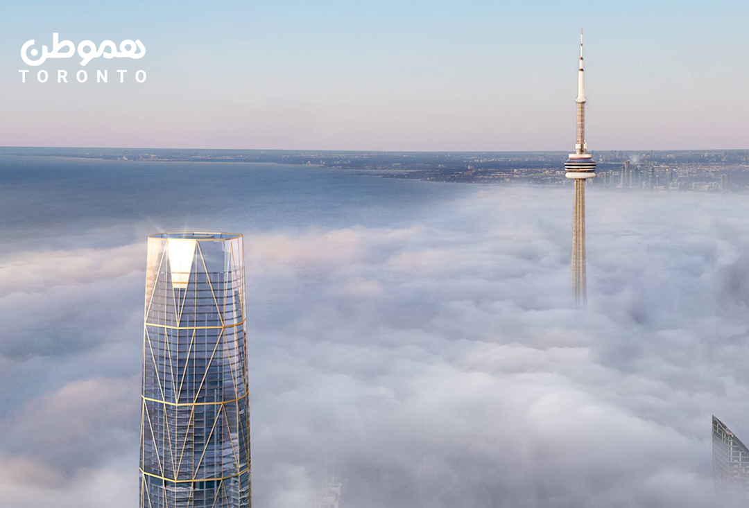 اولین برج صد طبقه کانادا در تورنتو: برج SkyTower در خیابان یانگ