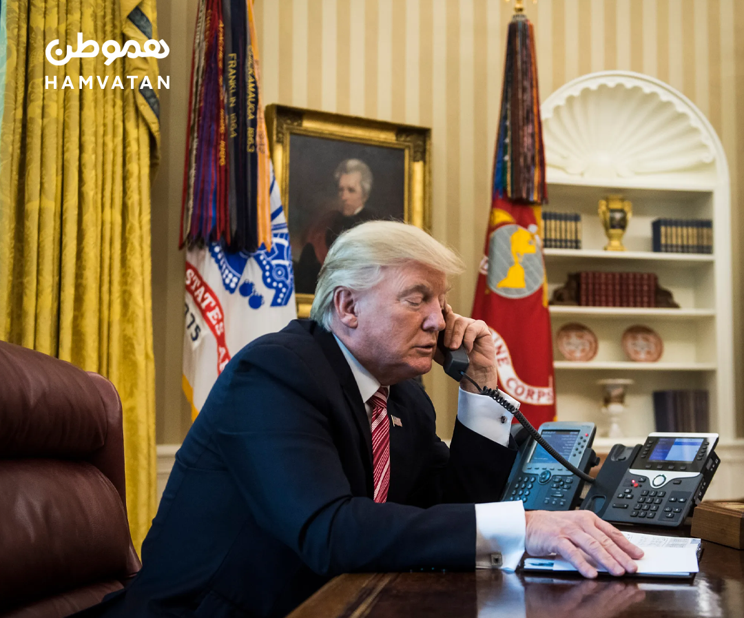 اجرای تعرفه‌ها علیه مکزیک به تعویق افتاد  جاستین ترودو در حال گفت‌وگو با ترامپ