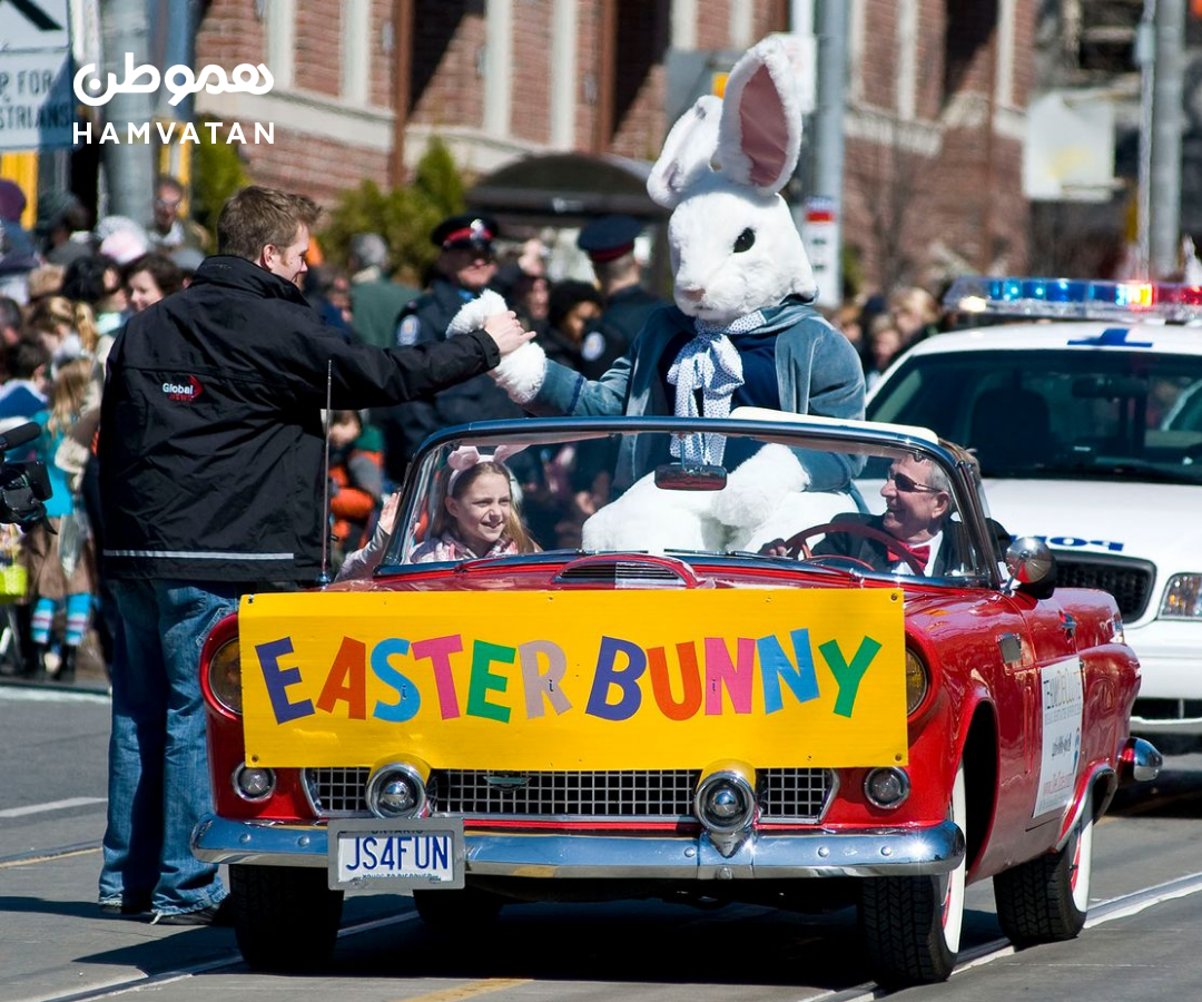 یکی از قدیمی‌ترین رژه‌های عید پاک در دنیا: رژه عید پاک تورنتو – یکشنبه ۲۰ آپریل