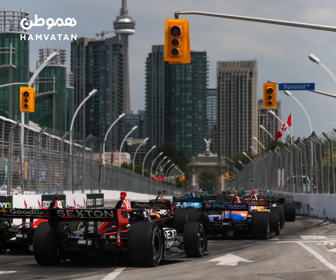 خیابان‌های تورنتو به پیست مسابقه اتومبیل‌رانی تبدیل می‌شوند