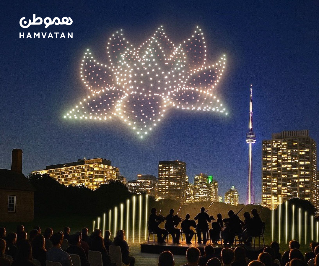 یک شب جادویی در Fort York تورنتو: نمایش پهپادها همراه با ارکستر زنده