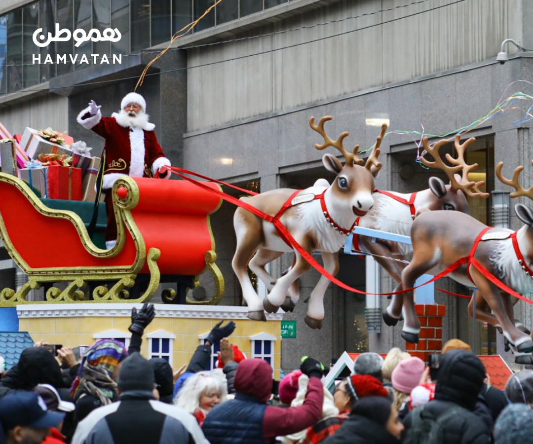 رژه معروف سنتا دوباره به تورنتو می‌آید: ۲۳ نوامبر در این رژه شاد شرکت کنید