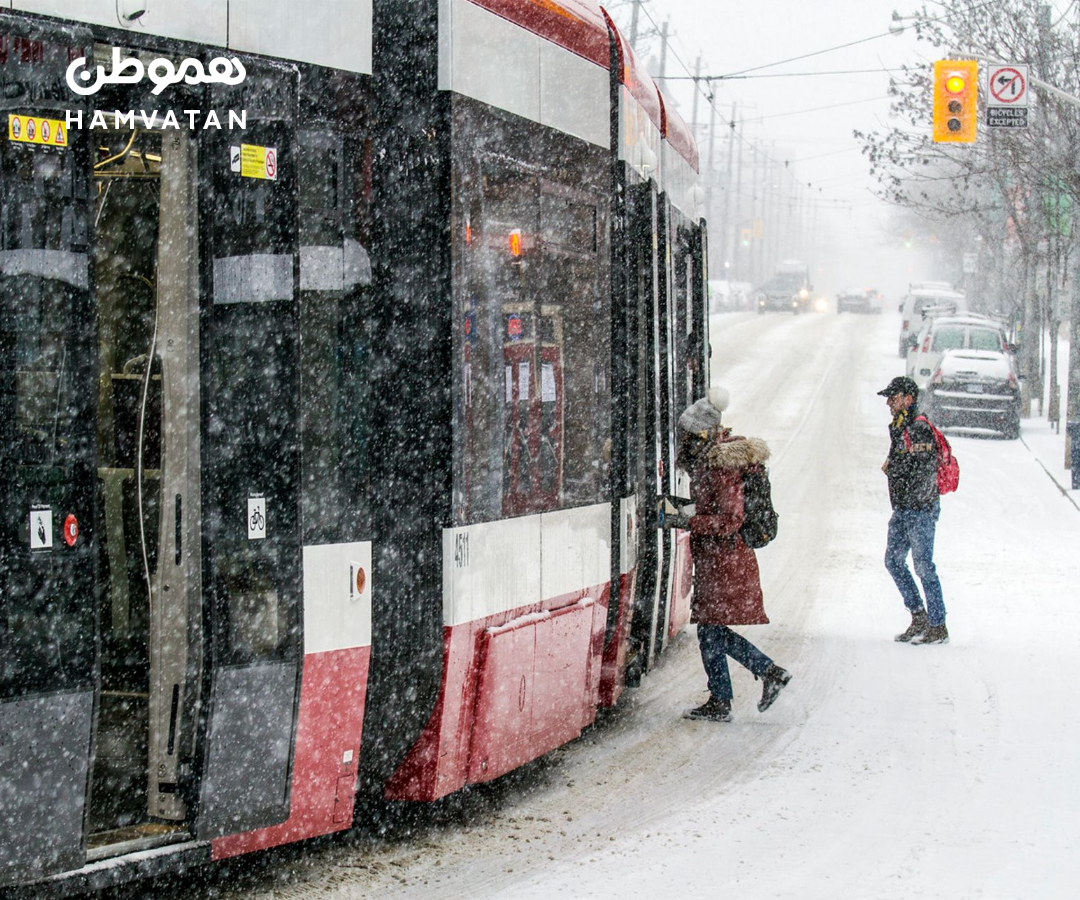 آخرهفته در تورنتو و شهرهای اطراف بین ۲ تا ۱۰ سانتی‌متر برف پیش‌بینی شده