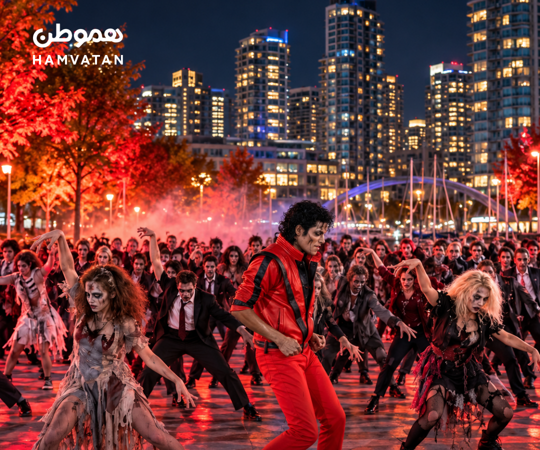 زامبی شو و برقص: هالووین به سبک موزیک Thriller مایکل جکسون
